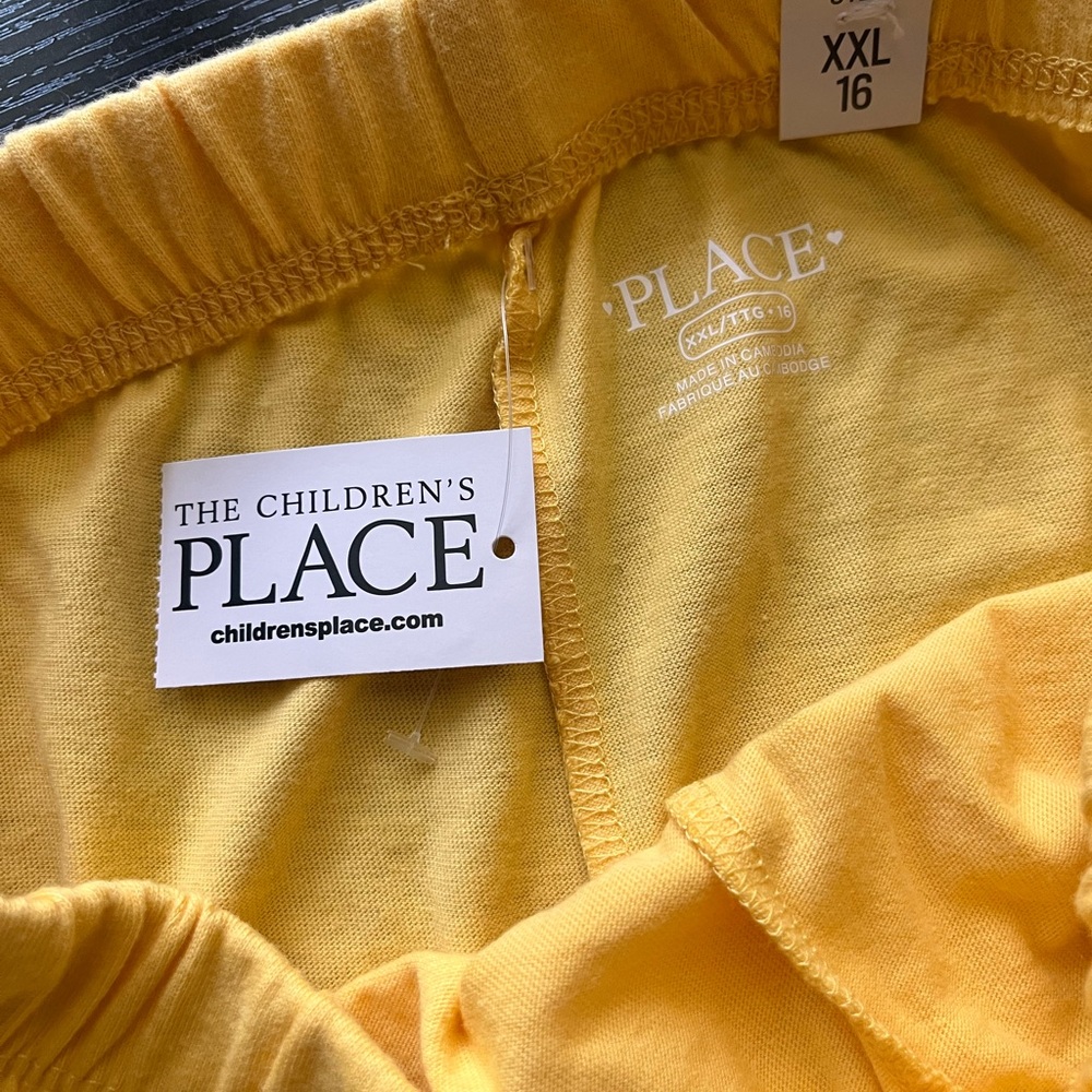 The Children's Place Pink and Yellow Kids Shorts - Picture 3 of 10